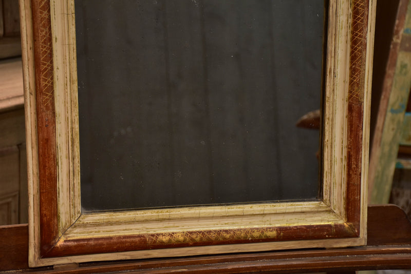 Rustic Louis Philippe mirror - petite