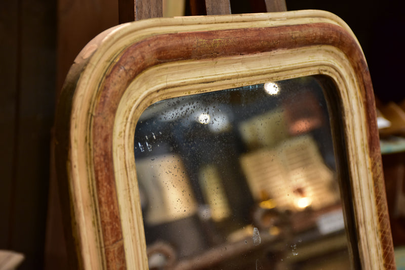 Rustic Louis Philippe mirror - petite