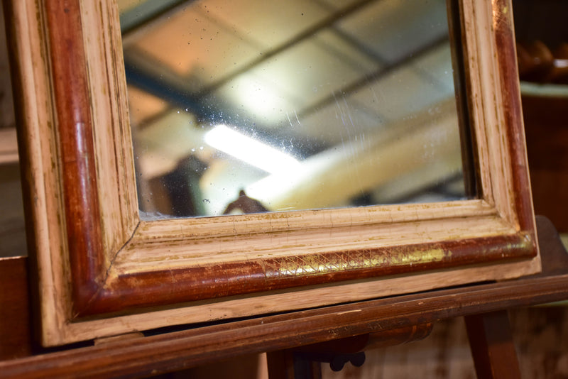 Rustic Louis Philippe mirror - petite