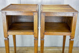 Pair of 19th Century Directoire style oak nightstands