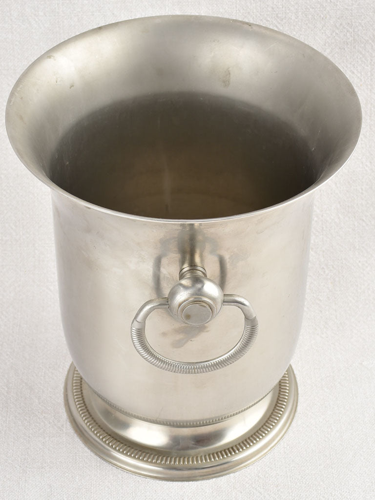 Vintage silver plate champagne bucket (Jean Couzon) Chez Pluie
