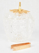 Ice bucket (Turnwald) strawberry, vintage 8¾"