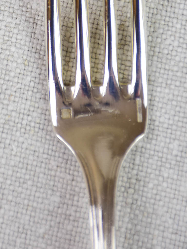 Mid-century French silver plate cutlery set - Christofle flatware