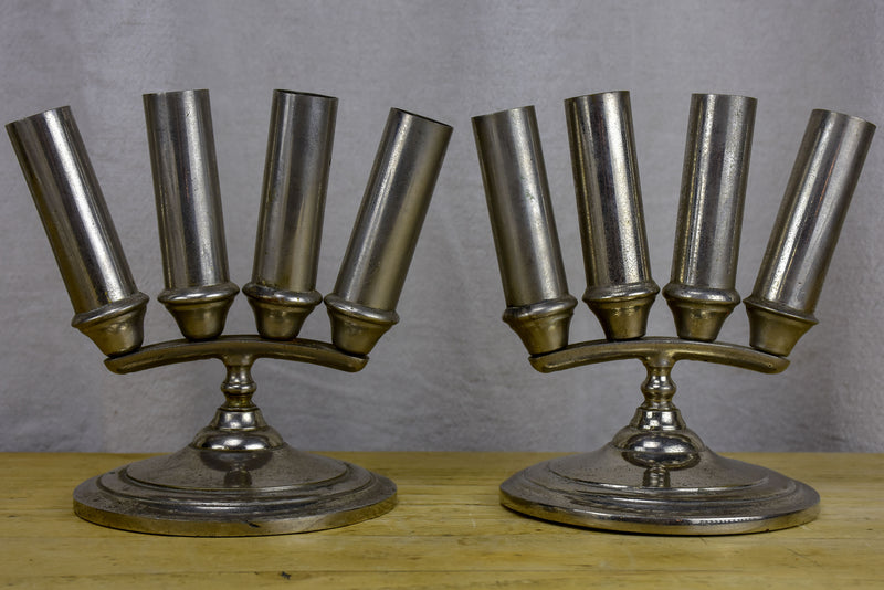 Pair of antique French walking stick stands