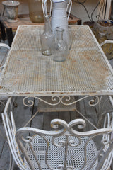 1940s white garden table setting
