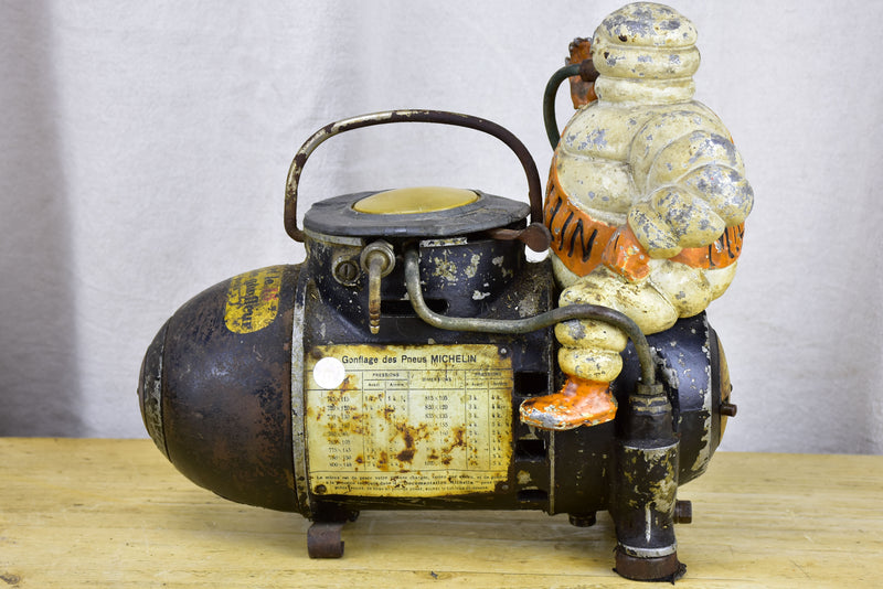 Michellan Man Compressor Antique French Michelin Man air compressor – Chez Pluie