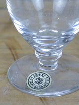 Antique French liquer box with four bottles and nine glasses