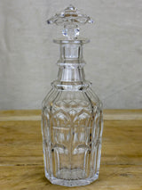 Antique French liquer box with four bottles and nine glasses