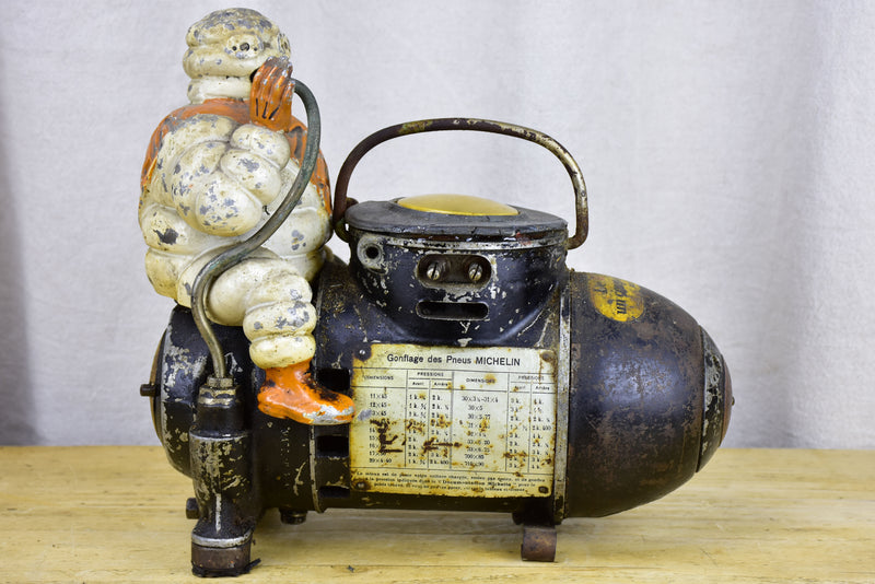 Michellan Man Compressor Antique French Michelin Man air compressor – Chez Pluie