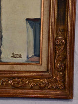 Urban landscape in Seville by Yvonne Mariotte (1909 - ?) - oil on canvas 25½" x 29¼"