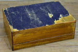 Antique French marquetry storage box
