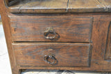Early 19th century chestnut bench seat