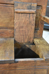 Early 19th century chestnut bench seat
