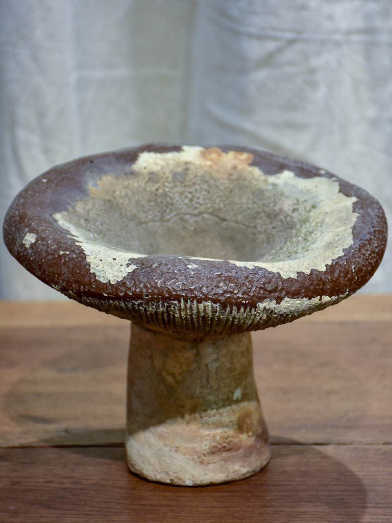 Mid Century French garden sculpture - mushroom