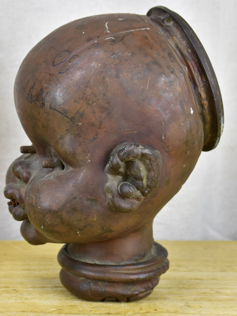 1950's French mould for doll's heads