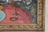 Brittany seascape by an Unknown artist oil on cardboard - circa 1900's - 25¼" x 30¾"