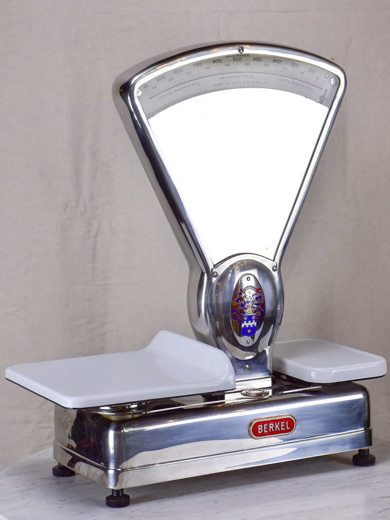 Mirrored Berkel shop scales from the 1960's