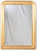 Louis Philippe mirror with gilded frame 30¼" x 24"