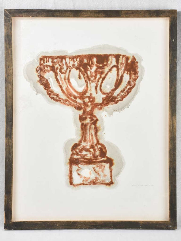 Pair of 'coupe' monotypes - Sylvain Jelinotte 32¾" x 25½"