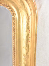 Louis Philippe mirror with gilded frame 30¼" x 24"