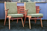 Pair of vintage Scandinavian armchairs