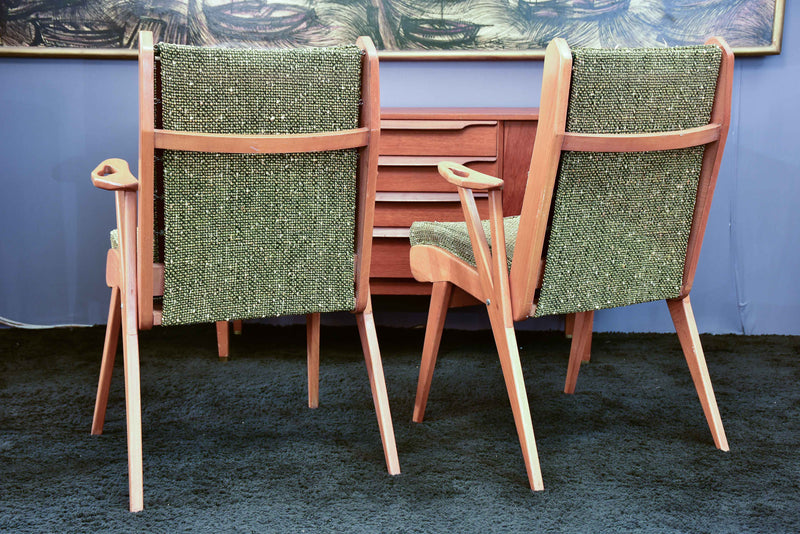 Pair of vintage Scandinavian armchairs