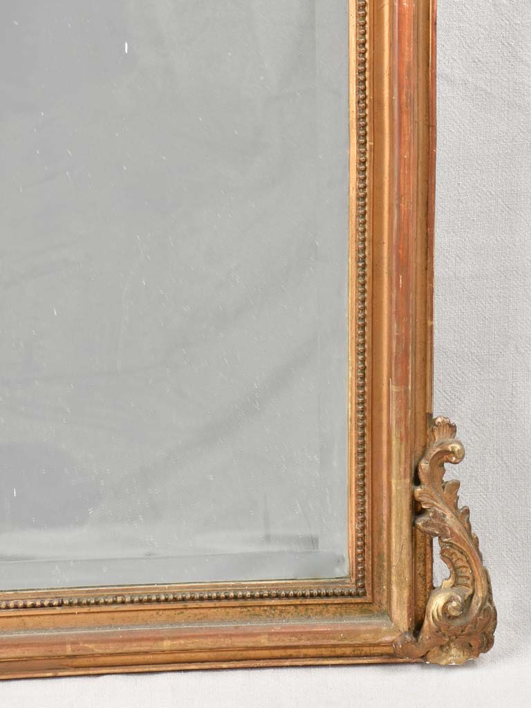 Large Louis XV gilded mirror 58" x 34¾"