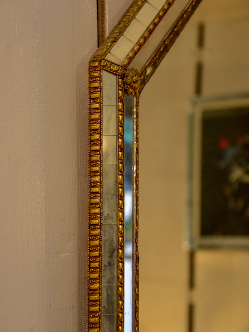 Vintage French mirror with matching console 39” x 30”