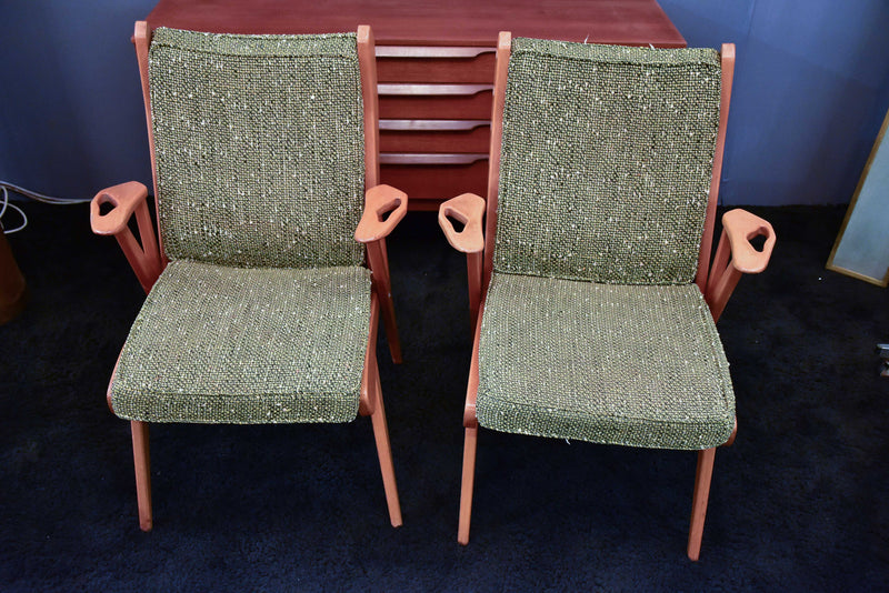 Pair of vintage Scandinavian armchairs