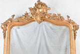 Large Louis XV gilded mirror 58" x 34¾"