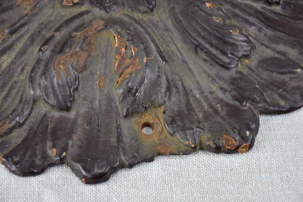 19th century cast iron rose 10¾"