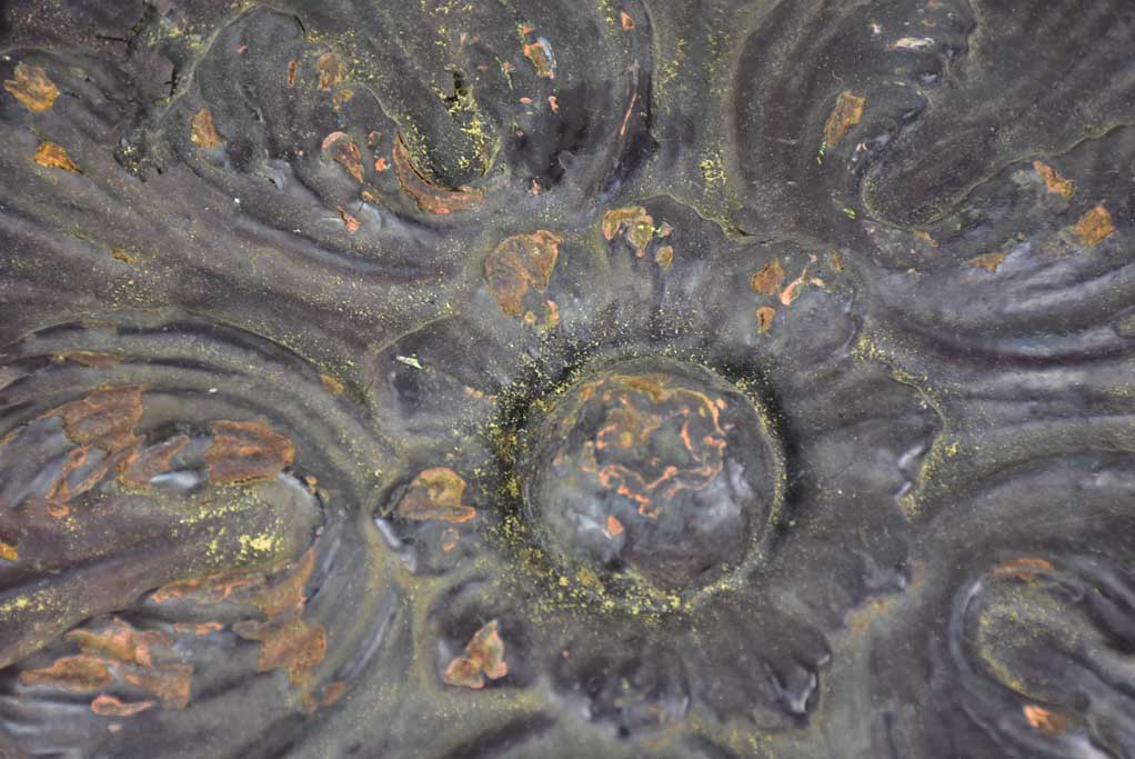 19th century cast iron rose 10¾"
