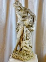 Garden fountain / sculpture of a draped woman with a water jug