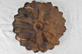 19th century cast iron rose 10¾"