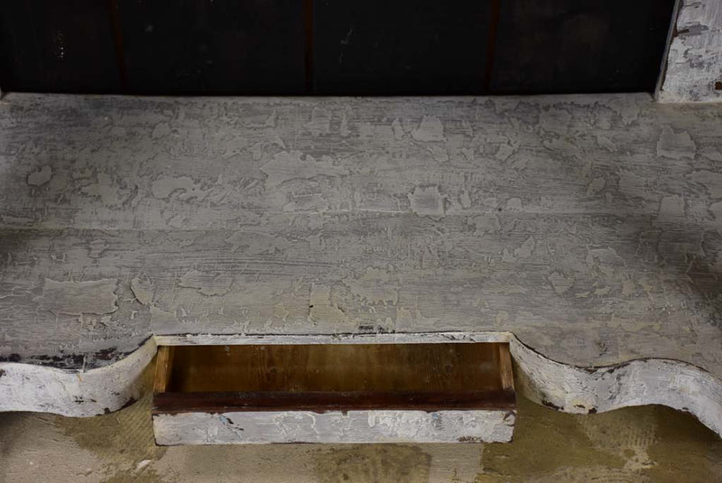 19th Century French console with marble top