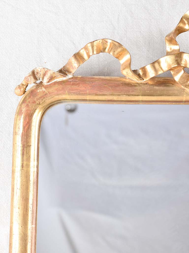 Large Louis XV style gilded mirror 56¼" x 28¾"