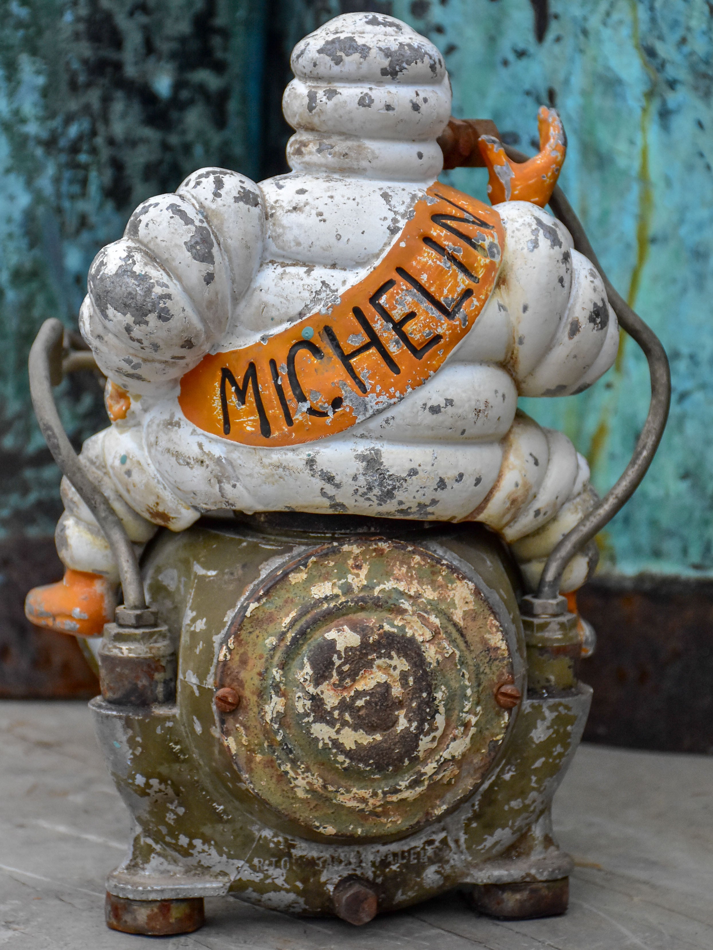 Michellan Man Compressor Michelin man air compressor - 1930's – Chez Pluie