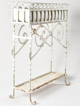 Early 20th-century French iron and zinc pot plant stand