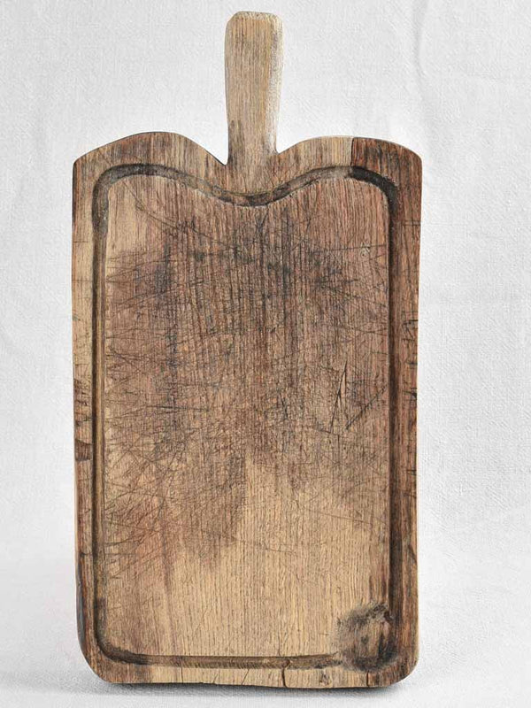 Large Vintage French Wooden Meat Cutting Board, 1980s