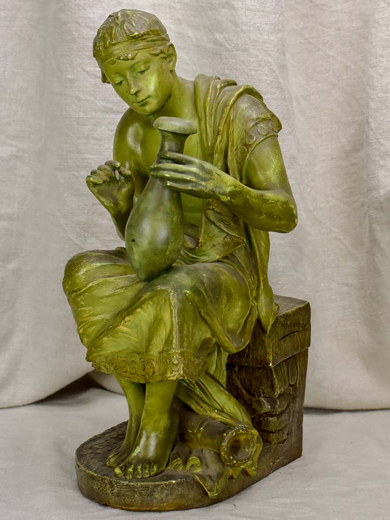French terracotta statue