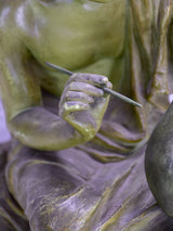 French terracotta statue