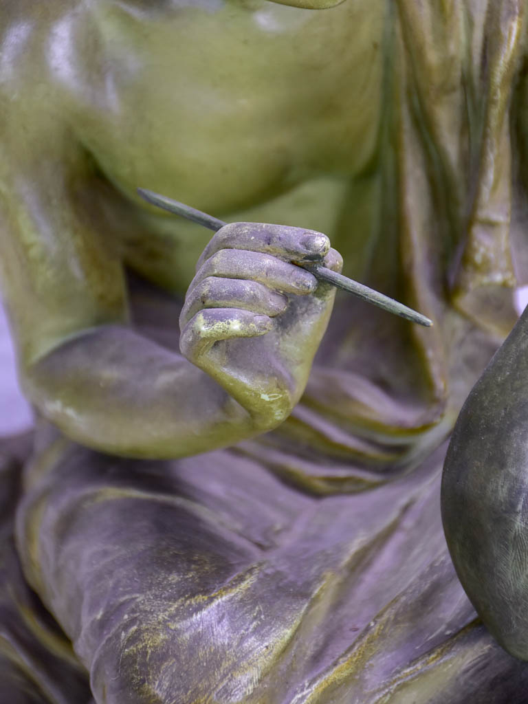 French terracotta statue