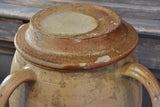 Antique French earthenware pot with lid – early 1900’s