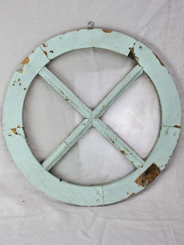 Antique French window - round 21¾"