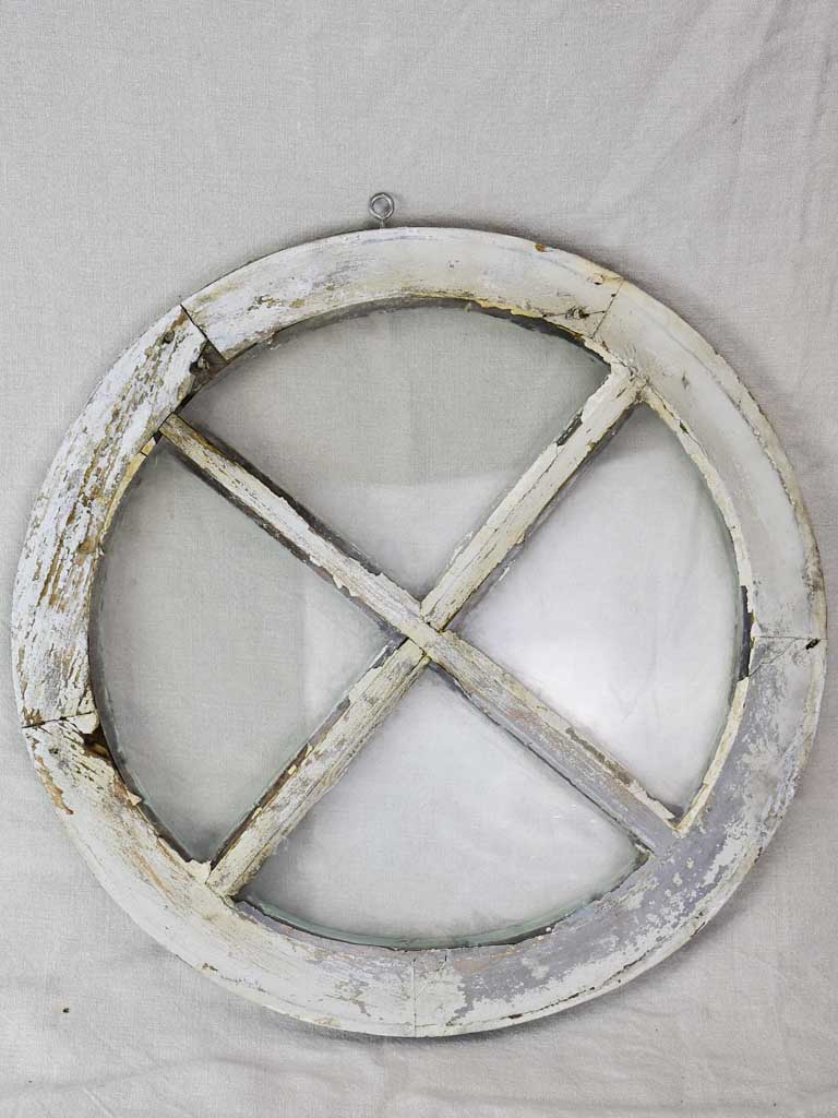 Antique French window - round 21¾"