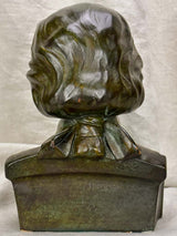 Vintage French bust of Mozart