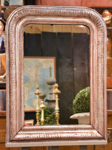 Silver framed Louis Philippe mirror - 1840's