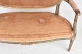 Louis XVI sofa w/ 2 armchairs
