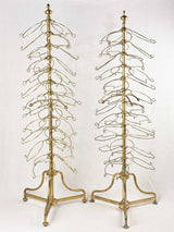 Pair of spectacular plate stands from a brasserie - very rare 70¾"