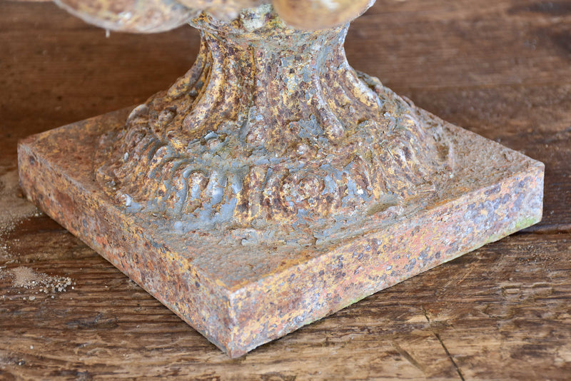 Large 19th century garden urn with arched handles